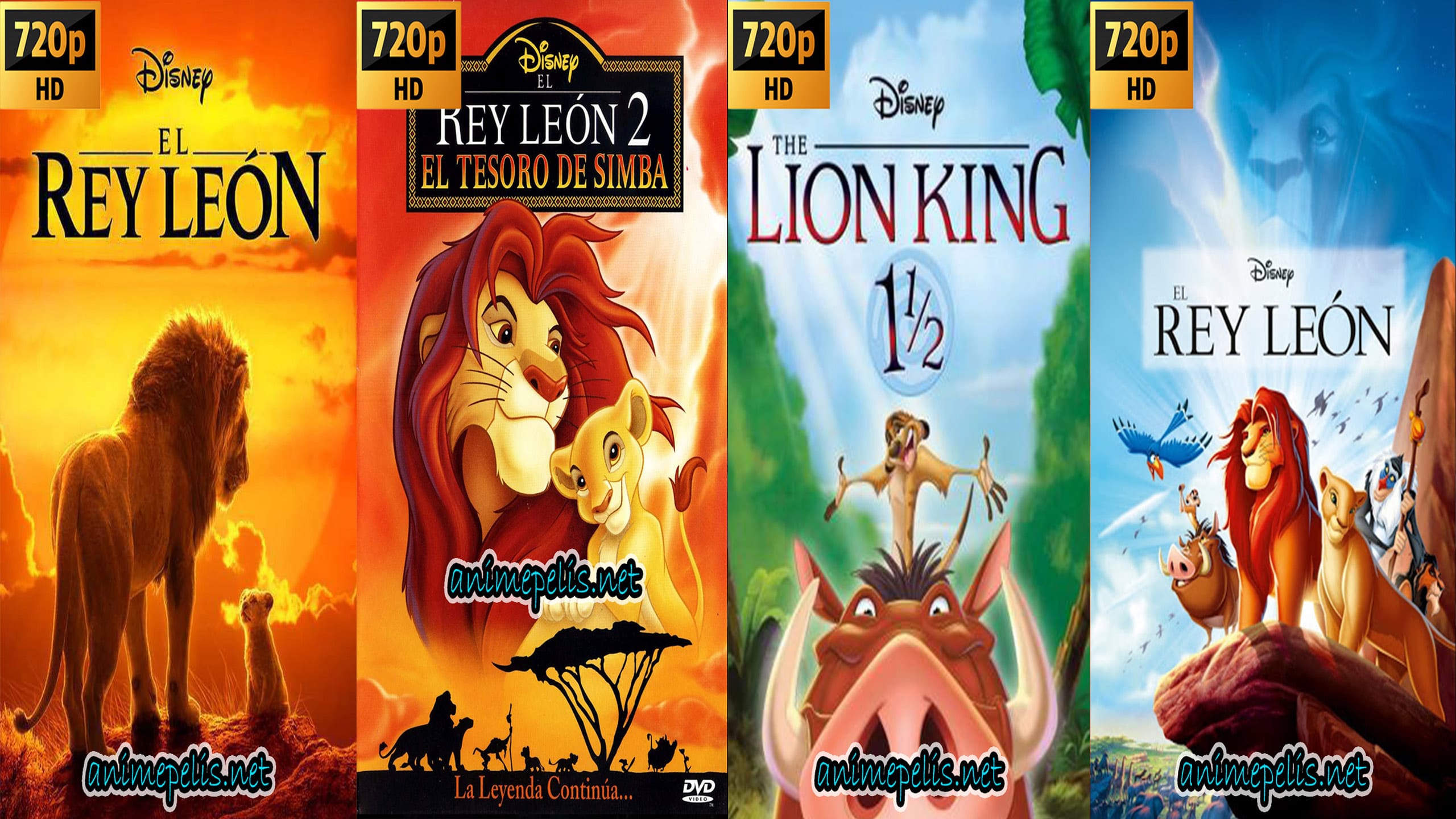 EL REY LEÓN TODAS LAS PELICULAS