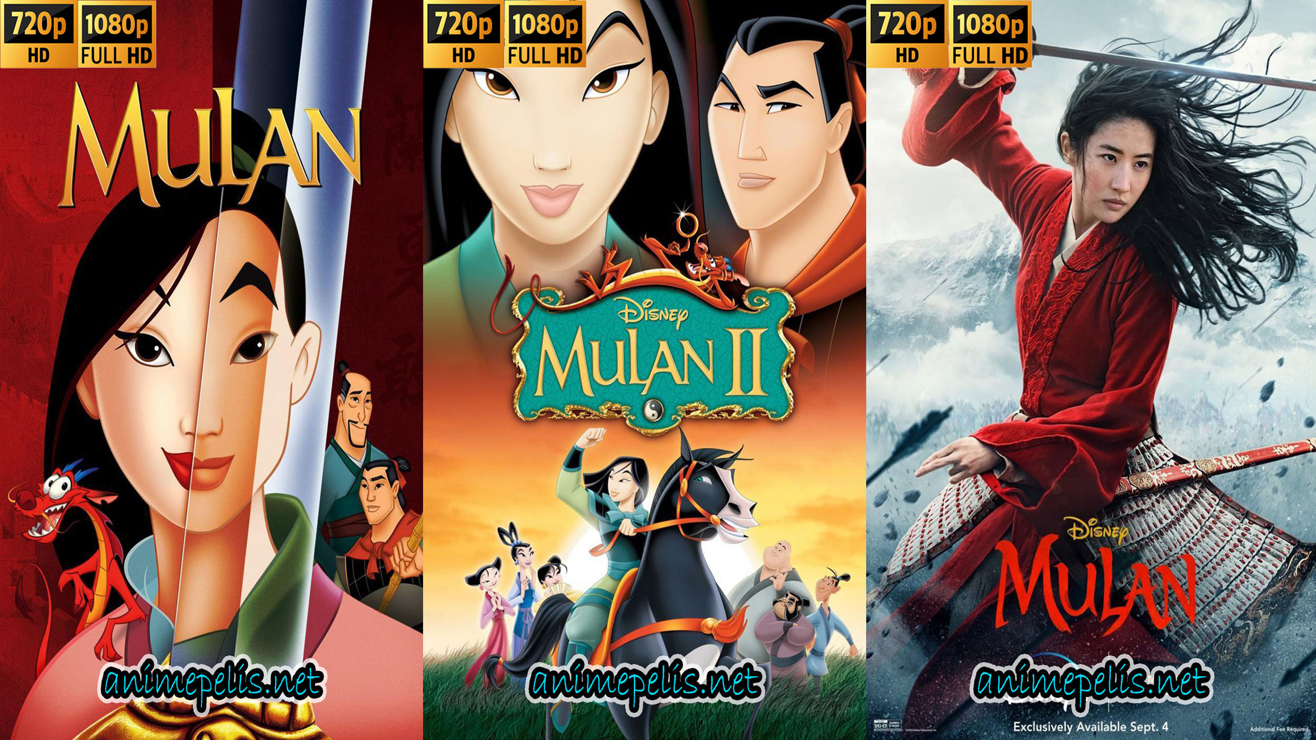 MULÁN TODAS LAS PELÍCULAS