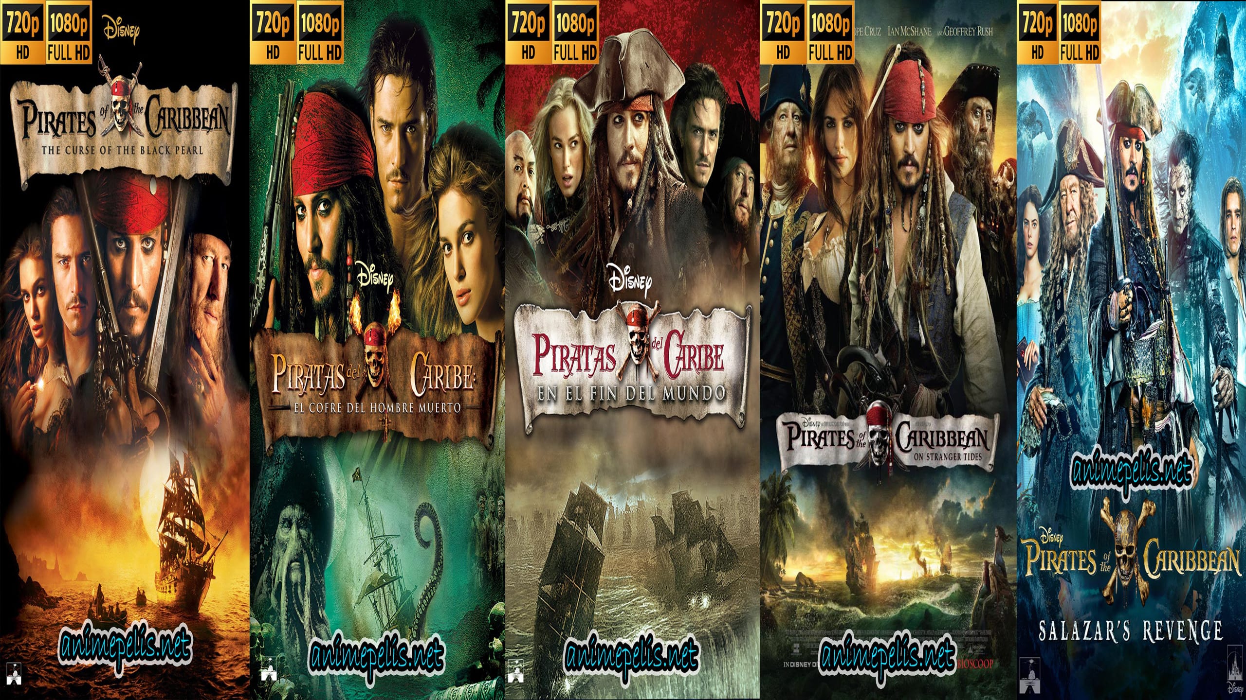 DESCARGAR LOS PIRATAS DEL CARIBE TODAS LAS PELÍCULAS